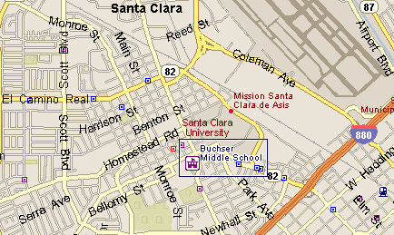  Buchser Middle School, 1111 Bellomy Street, Santa Clara, CA